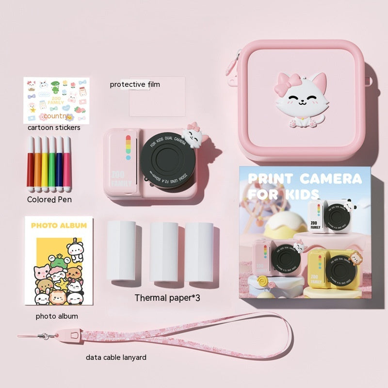 Caméra d'impression numérique Mini pour enfants