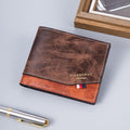Portefeuille de mode retro doublement mince