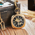 Montre de poche classique rétro tendance avec une chaîne