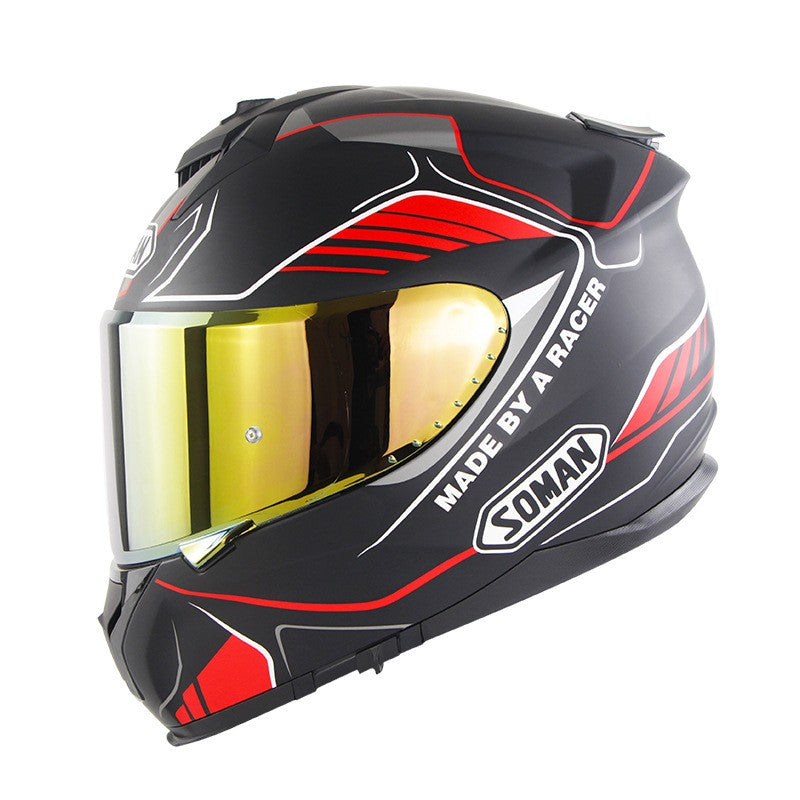 Casque de moto Full Face Riding Double Lens Casque de moto Full Cover