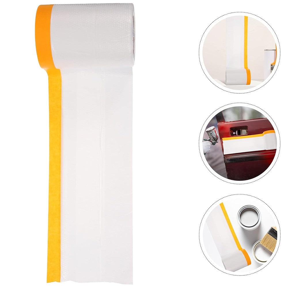2PCS pré-enregistré papier massique peinture peinture peinture protéger film imperméable 55CMX20M