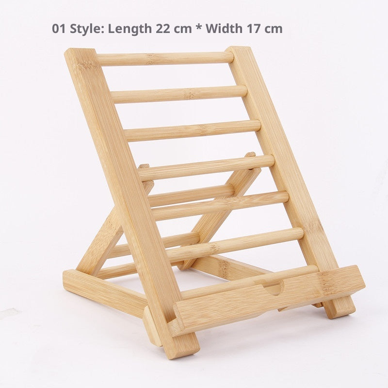Support de téléphone de bureau Bamboo Tablet Angle réglable