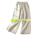 Pantalons à manches longues en coton liné à manches longues pour femmes