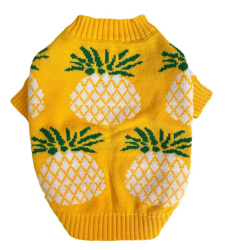 Mignon ananas Imprimer Jarre Aero Bull Automne et hiver Vêtements de Noël