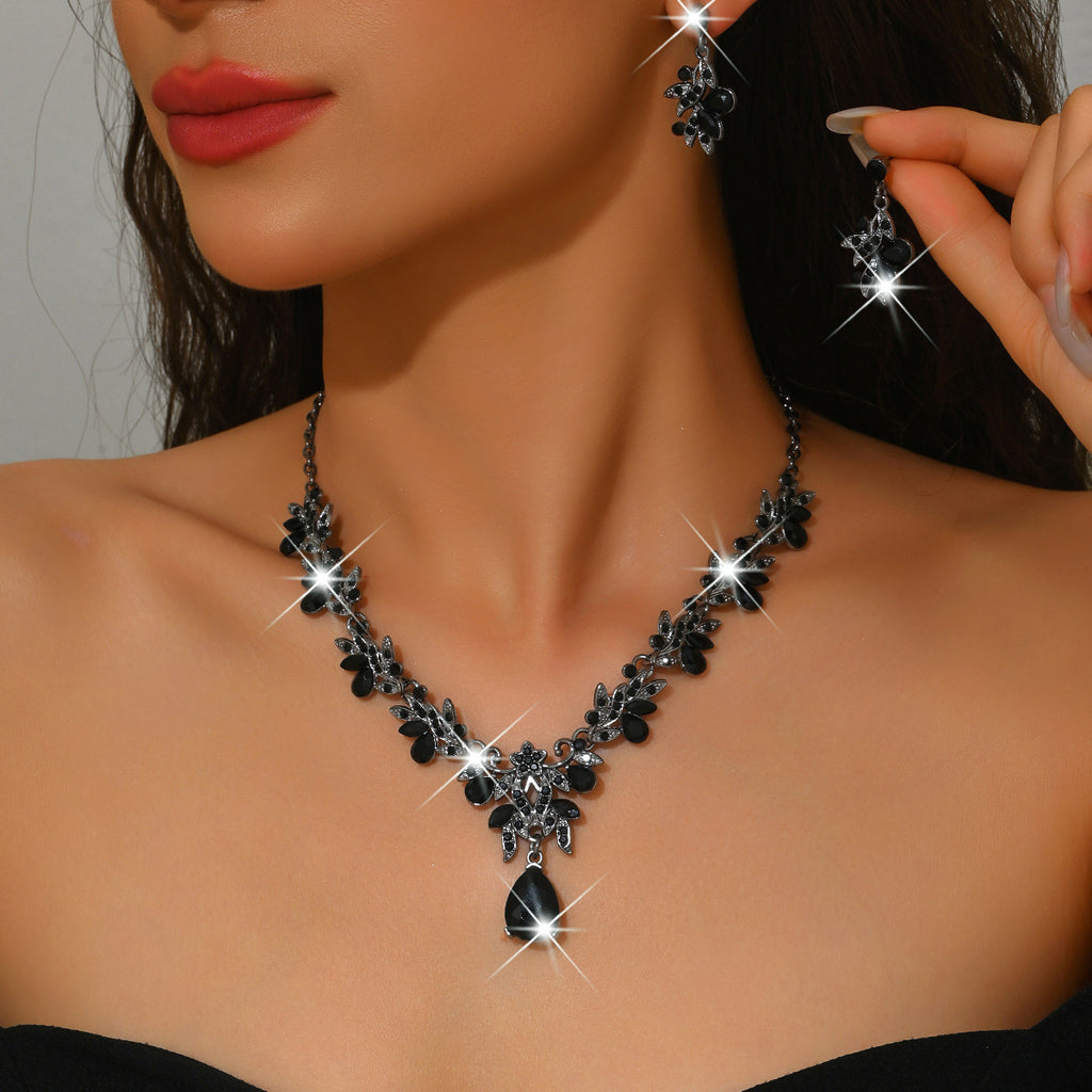 Bijoux de mariée Collier et boucles d'oreilles