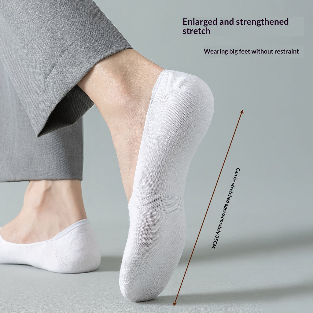 Chaussettes invisibles extra-large et de faible coupe pour hommes