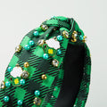 Irish St Patrick's Day Bande-tête incrustée de strass Femelle