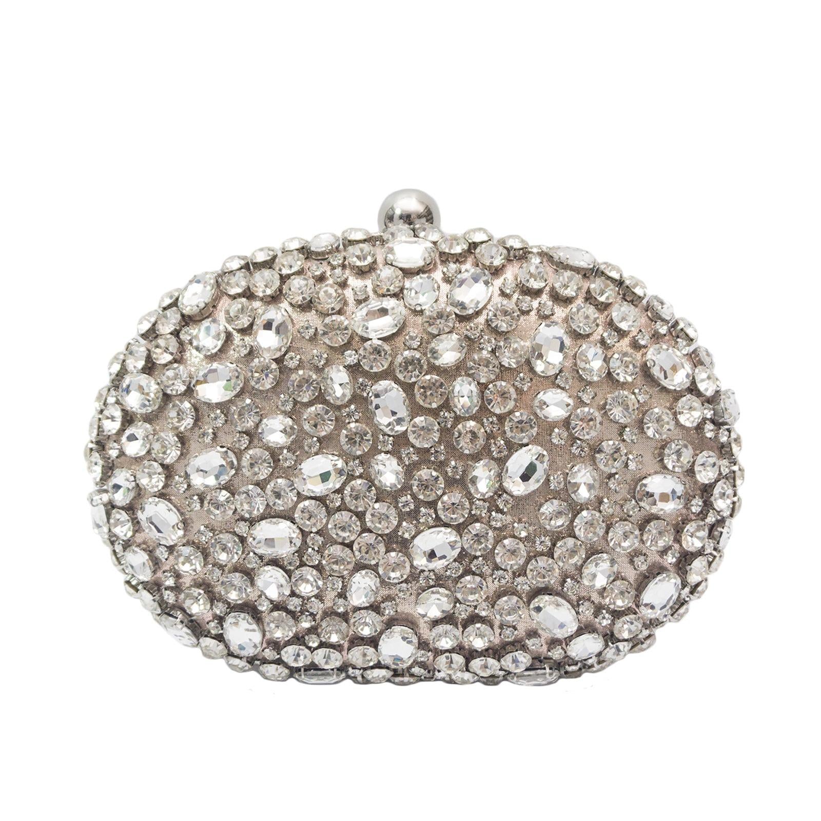 Oeuf d'Oeuf d'Oie de pierre de style chaud Cheongsam chaîne sac d'embrayage