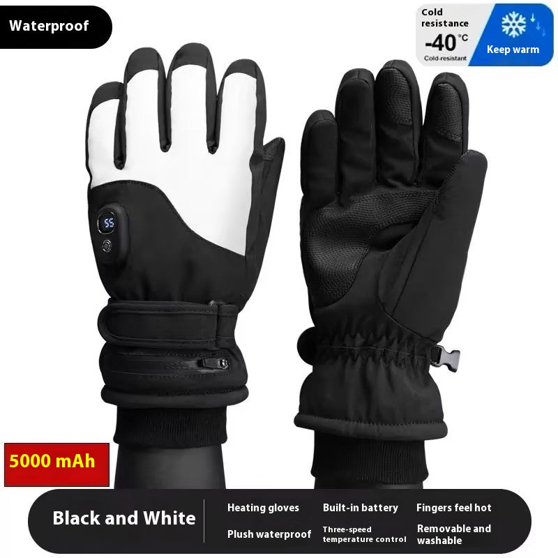 Gants de chauffage électrique résistants au vent