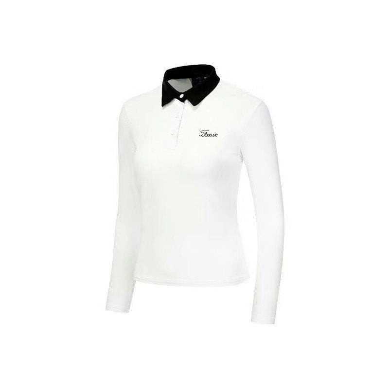 Vêtements de golf Protection solaire pour femmes Manches longues Activités extérieures Casual Top Respirant S