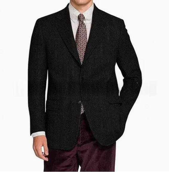Veste de costume vintage texturé pour homme