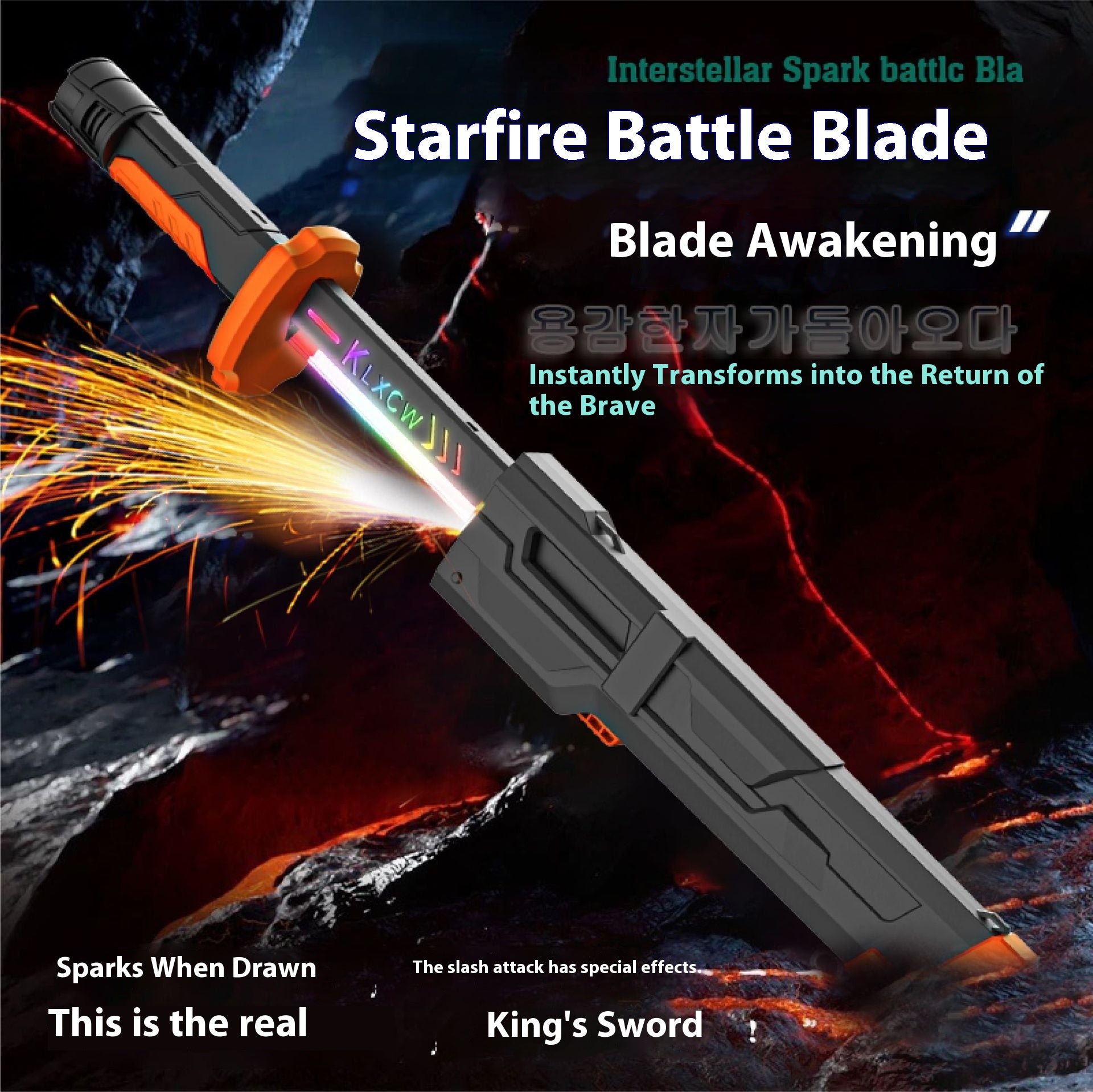 Creative Spark Light Sword Jouet lumineux pour enfants
