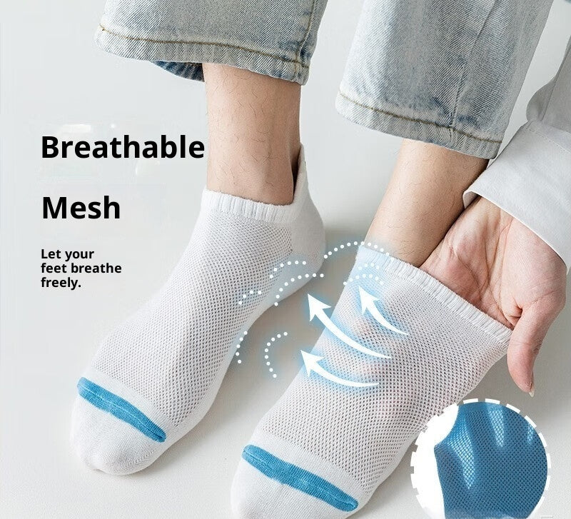 Chaussettes de basketball tendance pour les jeunes à faible sommet respirant en boucle d'oreille