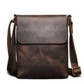 Fashion Simple Sac Messenger Hommes en cuir véritable