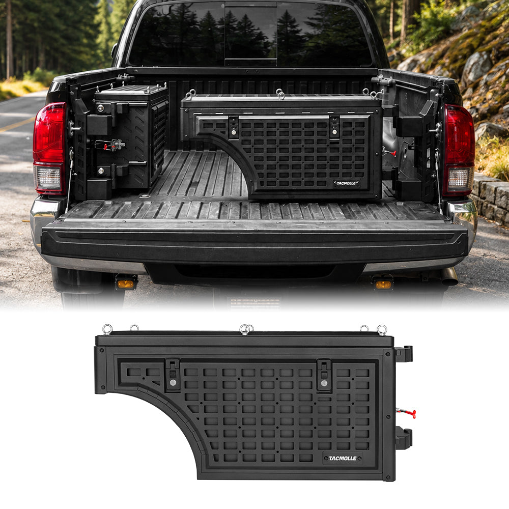 Boîte à outils de rangement côté lit camion SwingCase convient à Tacoma 5ft court lit-R