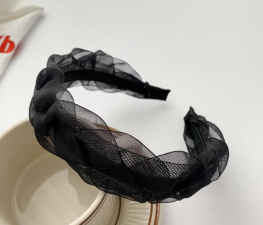 Super Fairy Mesh Headband Female Face Wash Highend Headwear Hairpin Hair Accessoires