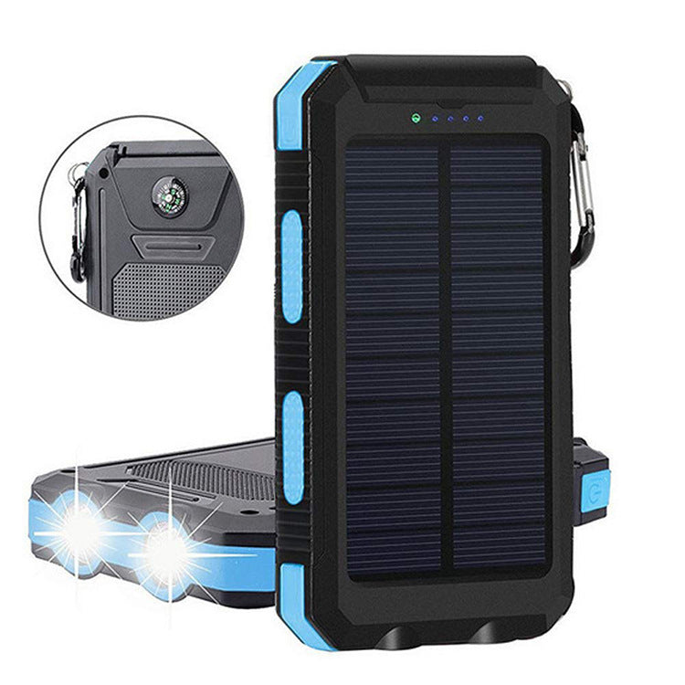 Banque d'énergie solaire Compas portable d'extérieur Mobile