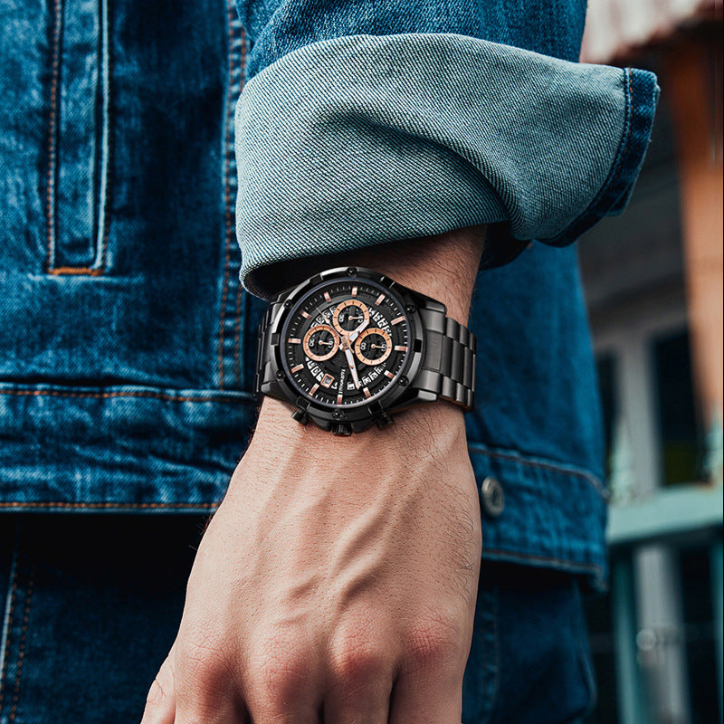 Lightweight Waterproof Fashion Quartz Watch for Men