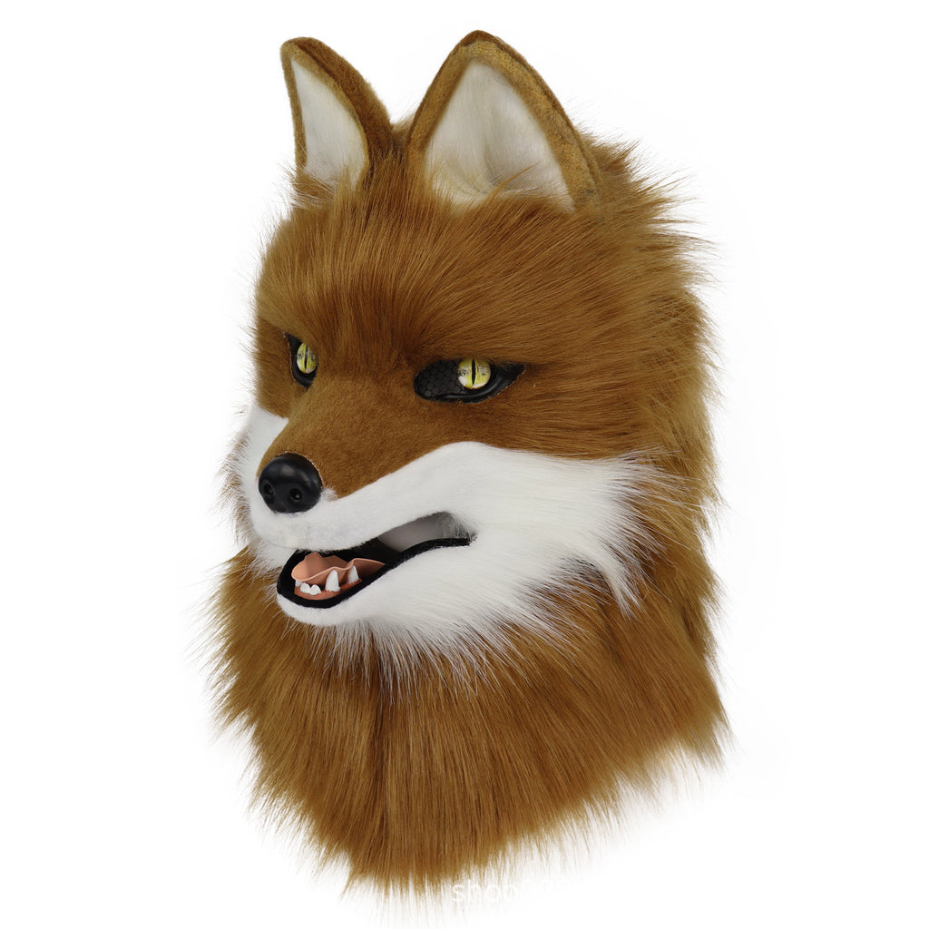 En peluche Animal Canine Fox Masque Hood Tête de Bête à tête pleine