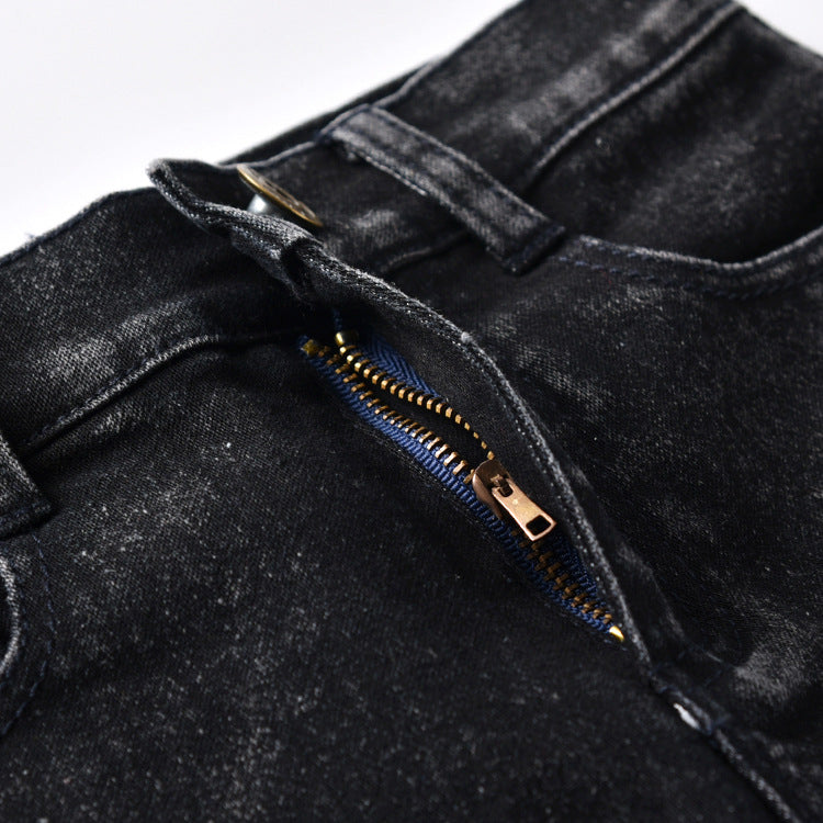 Pantalons de denim haute élasticité pour enfants