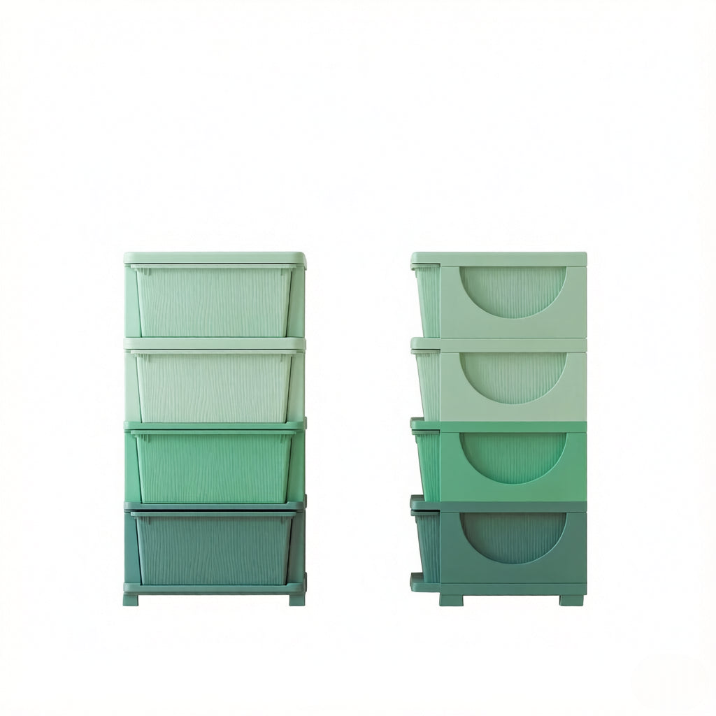 Tiroirs modernes de rangement de jouets