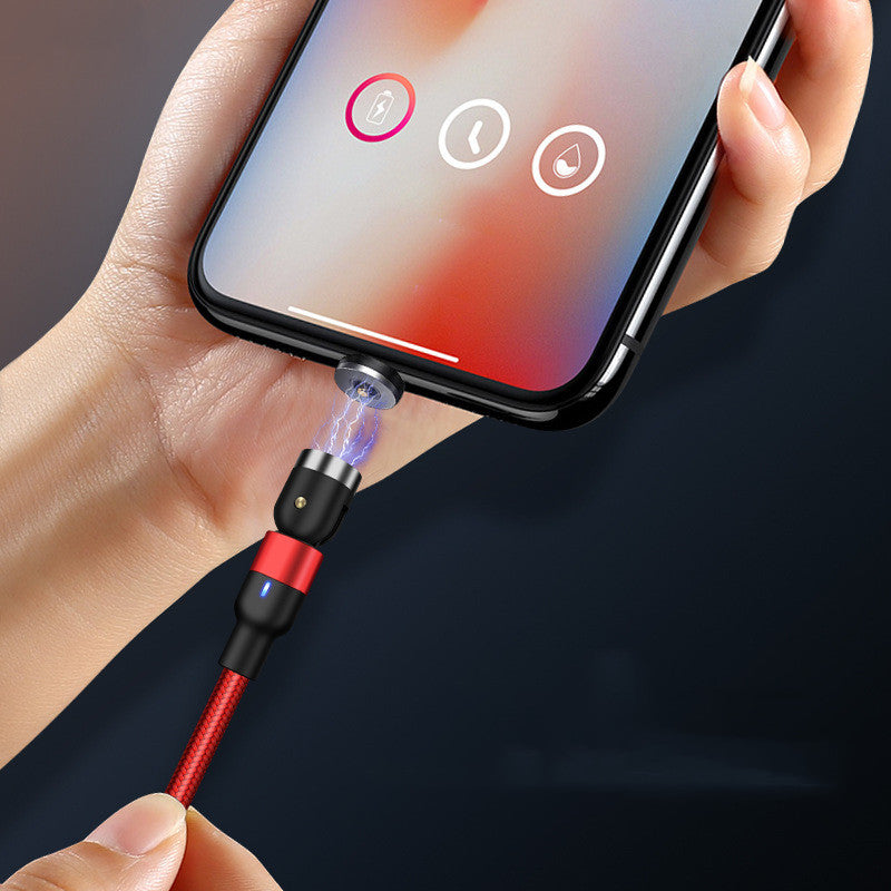 Câble de données magnétique Câble de charge de rotation à 3 540 degrés