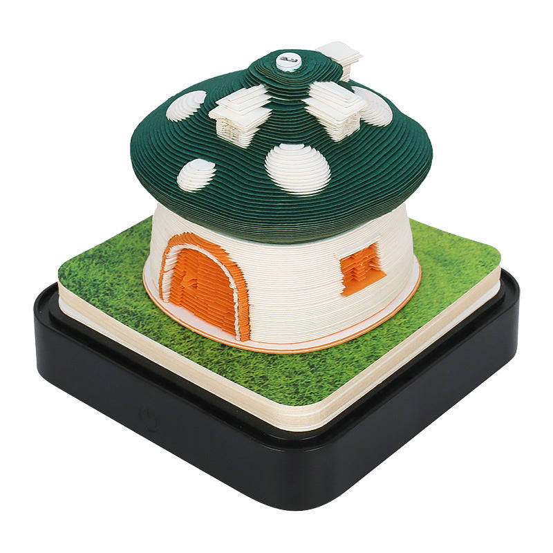 Calendrier de la Terre Lumière Panoramique 3d Créativité en trois dimensions Carving Desk Calendrier