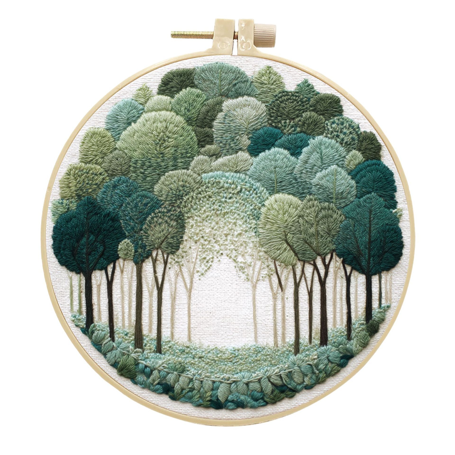 Landscape Handmade Cloth Art Material Kit Sets Creative Handmade Aiguille et Fil Anglais