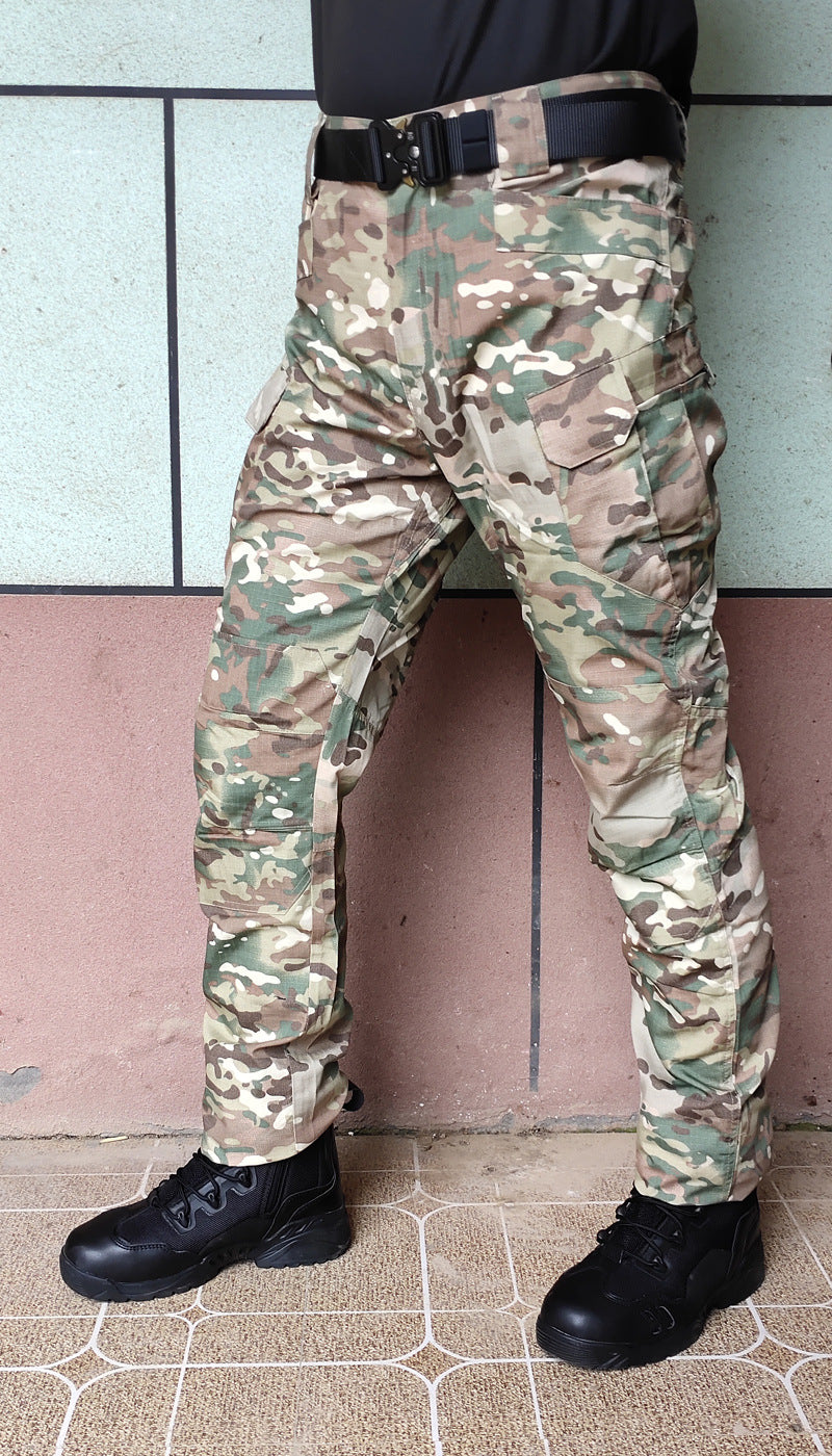 Pantalons de formation en tissu de plaid