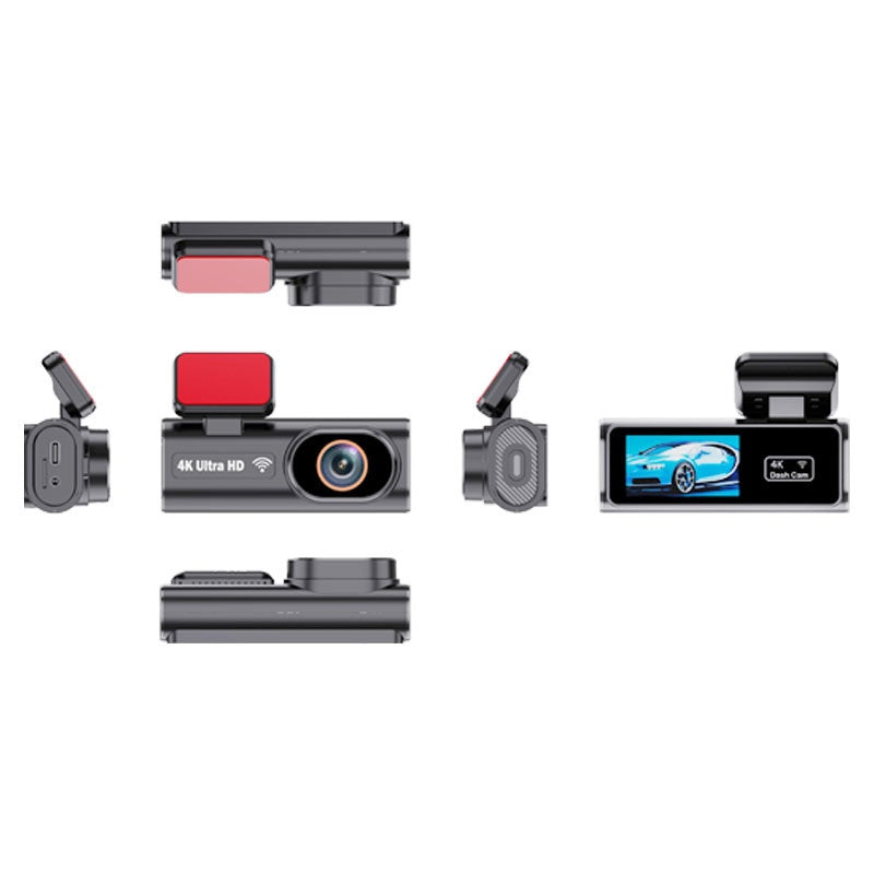 CAR DVR compatible WIFI avec un écran de 197 pouces pour la connectivité de téléphone mobile