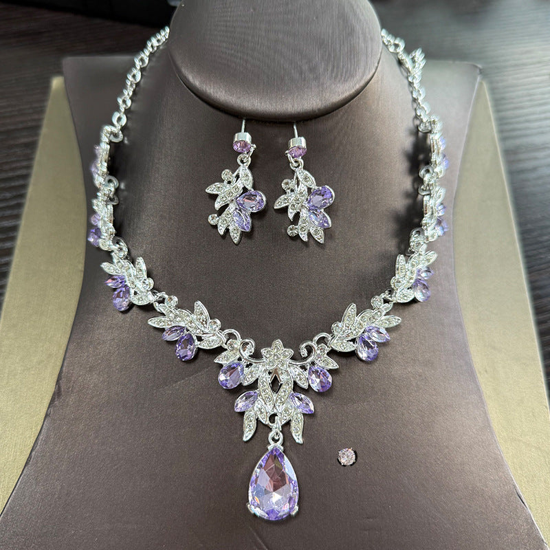 Bijoux de mariée Collier et boucles d'oreilles