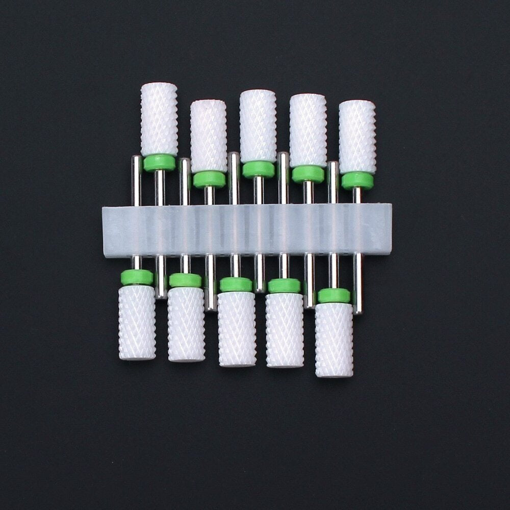 Ensemble d'outils de perceuse à ongles en céramique 10 pièces