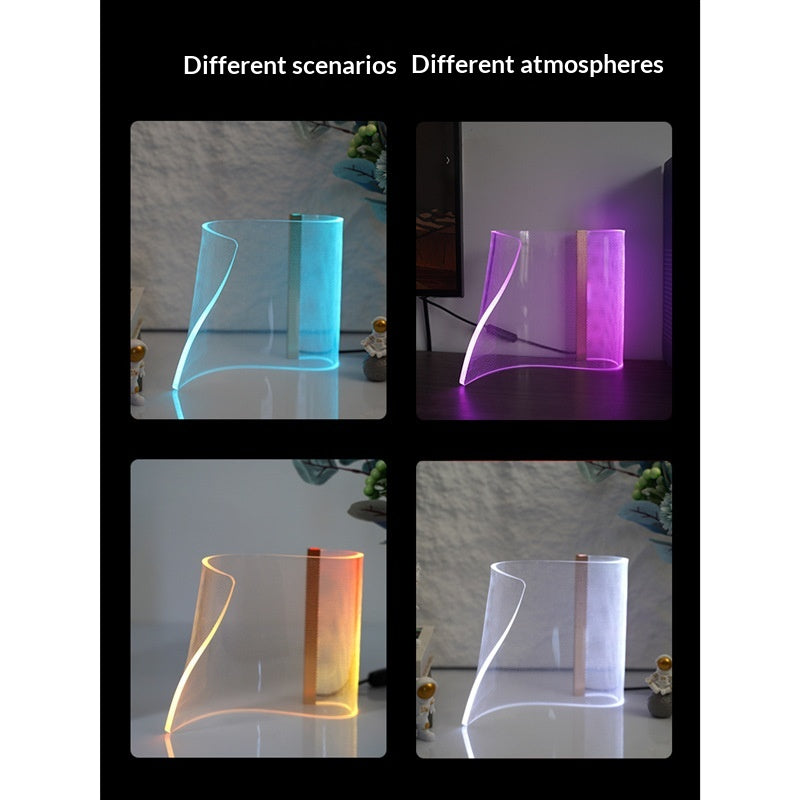 Lampe de table rythmique à LED rythmée