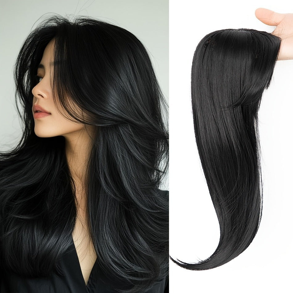 Ombre Figure-huit Bangs Fibre synthétique Long Curls