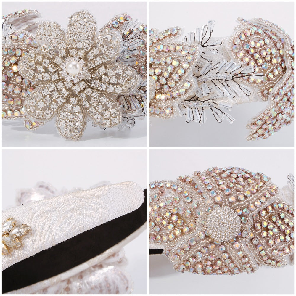 Accessoires Cheveux Tempérament Exagéré Vintage cristal