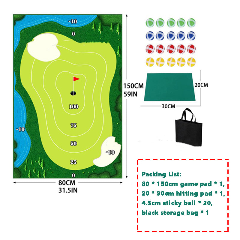 Tapis d'entraînement de golf pour balançoire Jouets parents-enfants Balle Trace Directionnelle Tapis Swing Path Pads S