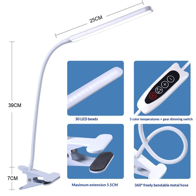 Accueil Creative Eye-care LED Clip-on lampe de bureau