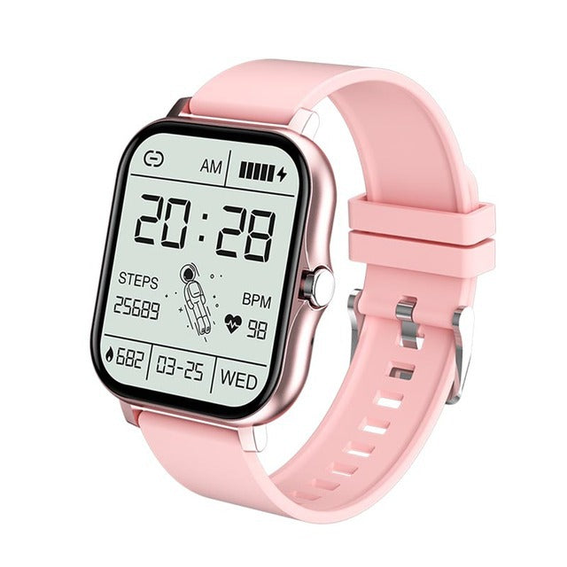Y13 Smart Watch Pedomètre Surveillance de la fréquence cardiaque Appel compatible Bluetooth