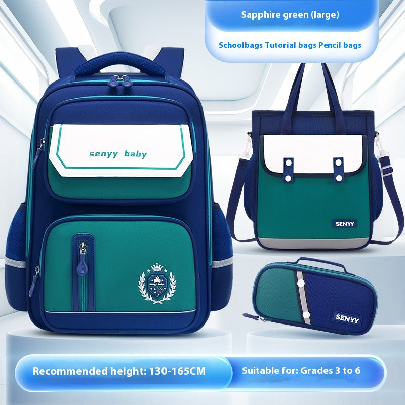 Sac à dos protecteur de la tige pour enfants avec hydrofuge Grande capacité Oxford Cloth Schoo