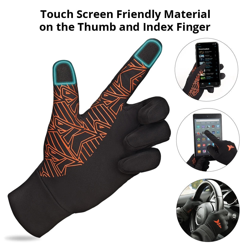 Anti-slip gloves for winter fishing