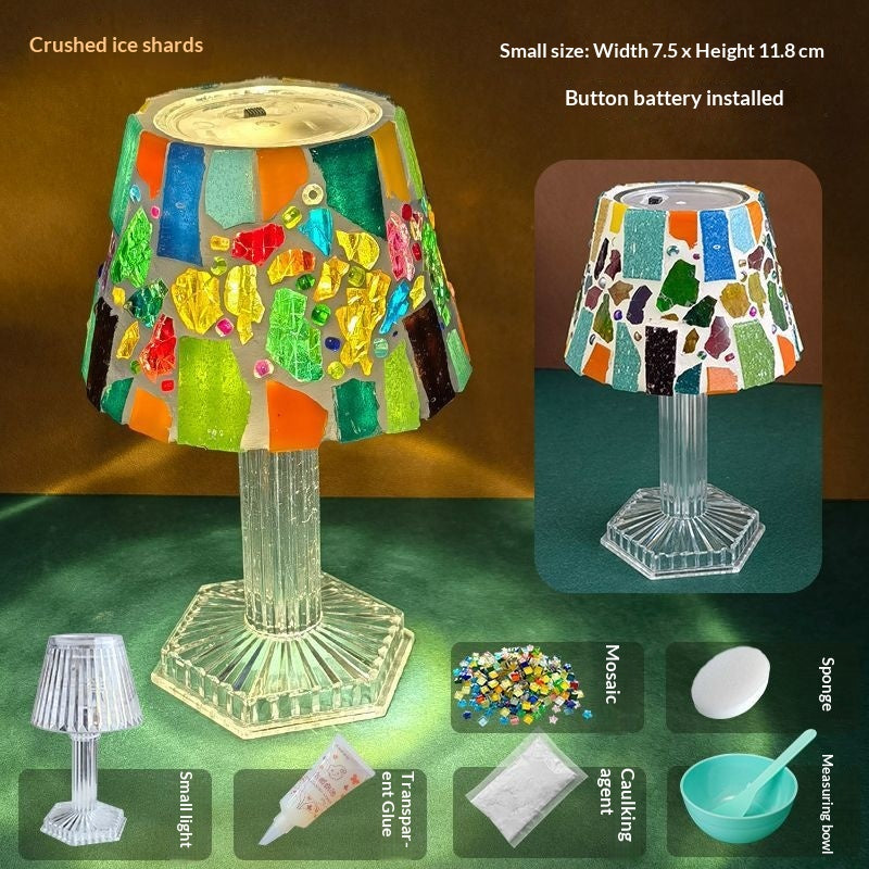 Matériau de bricolage de petite lampe de table fait main