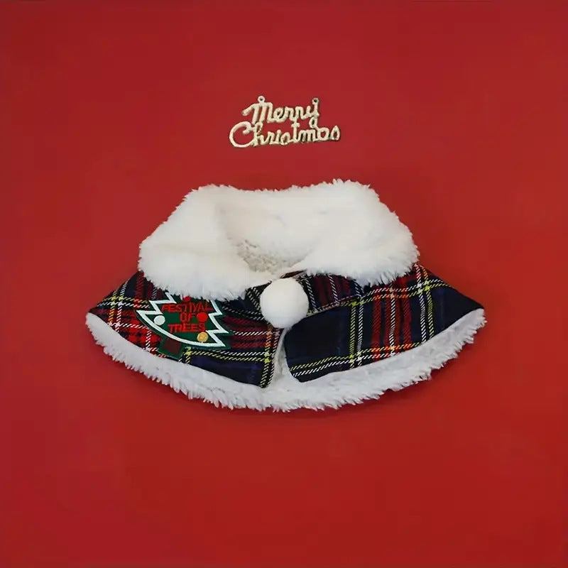 Chat Chêne de Noël chien Châle animal chaud écharpe