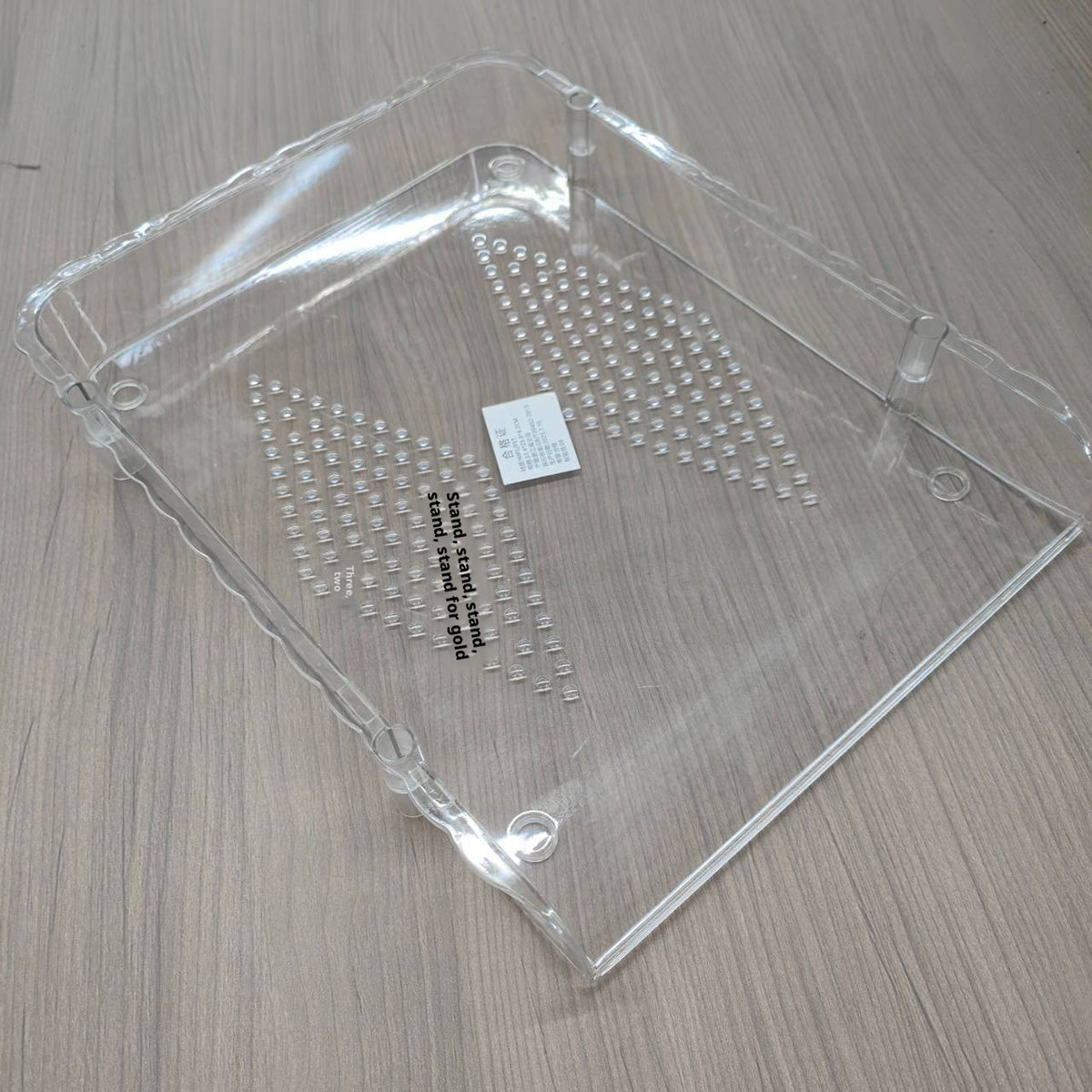 Bureau de stockage de livre rack-transparent