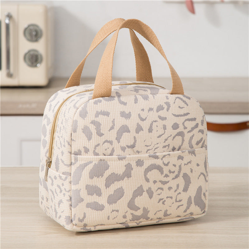 Modèle de lavage d'encre Lunch isolé Bento Box Tote Outdoor Travel Cooler Picnic Bag