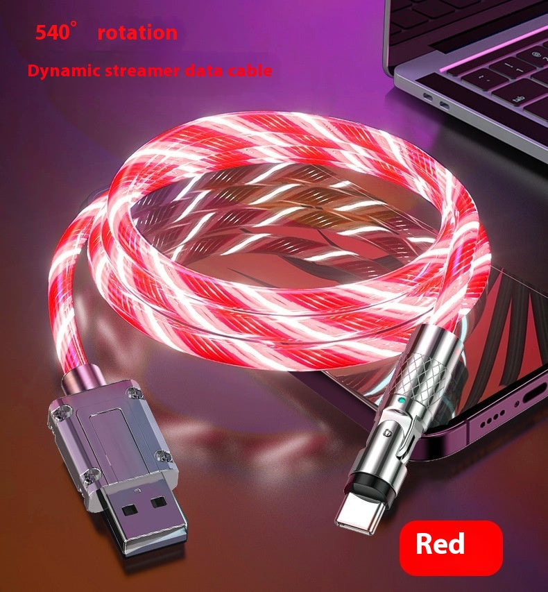 Colorful Cheval Racing Light Car Atmosphère Fil de charge Super rapide