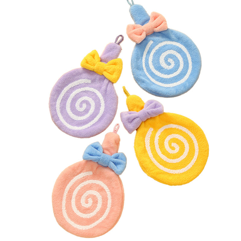 Serviette à main de Lollipop à l'épaisseur d'eau