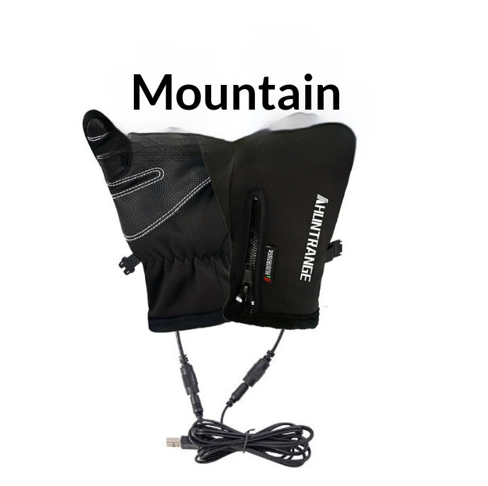 Cyclisme chauffé par USB pour les hommes et les femmes Et des gants en temps froid
