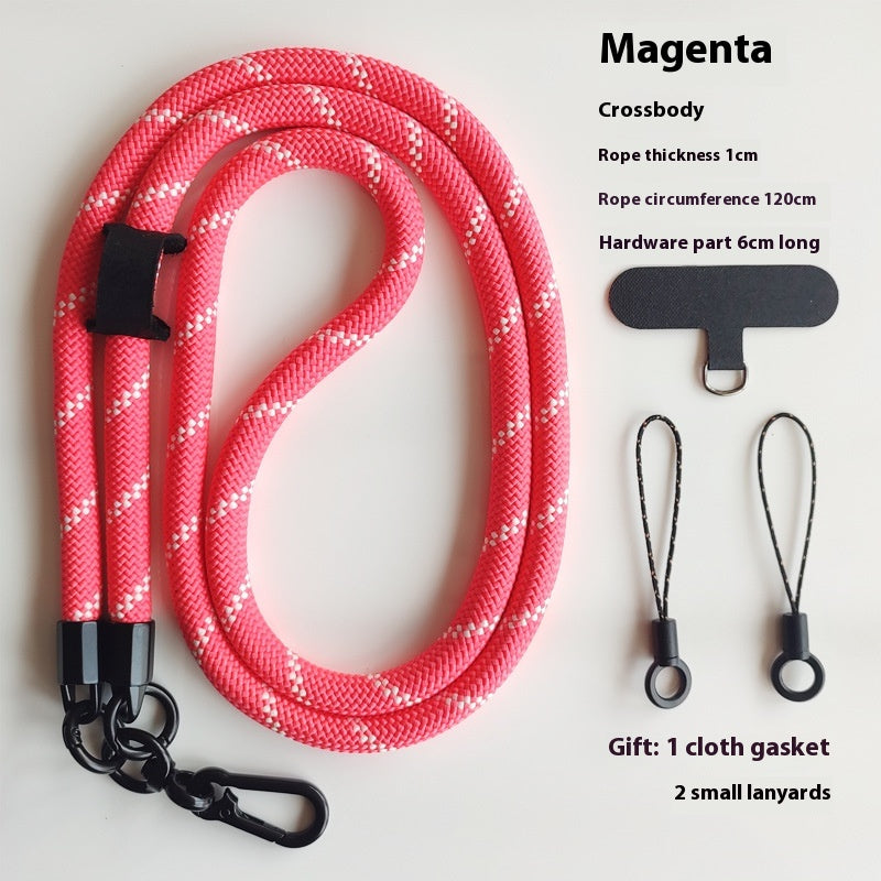 Mobile Téléphone Lanyard Crossbody peut dos Anti-perte corde Sling résistant à la chute