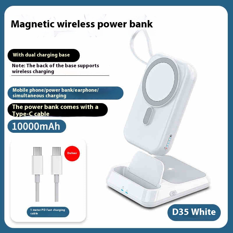 Ultra-thin compact magnetic wireless power bank