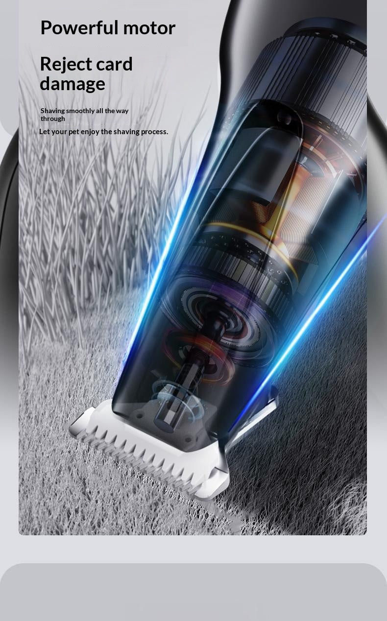 Clipper sans fil lavable à corps entiers pour animaux de compagnie à faible bruit
